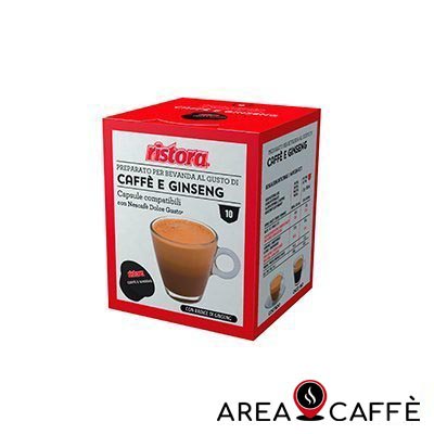 Capsule caffè espresso Ginseng Ristora compatibili Nescafè dolce gusto –  confezione da 10pz